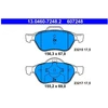 Image de Kit De Plaquettes De Frein, Frein À Disque 13.0460-7248.2 Ate Ate 13.04607248.2 Renault