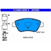 Image de Kit De Plaquettes De Frein, Frein À Disque 13.0460-3850.2 Ate Ate 13.04603850.2 Fiat