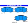 Image de Kit De Plaquettes De Frein, Frein À Disque 13.0460-5785.2 Ate Ate 13.04605785.2 Chevrolet;Opel;Vauxhall