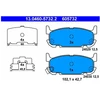 Image de Kit De Plaquettes De Frein, Frein À Disque 13.0460-5732.2 Ate Ate 13.04605732.2 Mazda