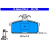 Image de Kit De Plaquettes De Frein, Frein À Disque 13.0460-5720.2 Ate Ate 13.04605720.2 Suzuki