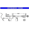 Image de Flexible De Frein Ate 24.51520218.3 Opel;Vauxhall