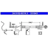 Image de Flexible De Frein Ate 24.51520219.3 Opel;Vauxhall
