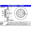 Image de Disque De Frein Ate 24.01180724.1 Nissan