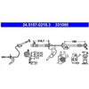 Image de Flexible De Frein Ate 24.51570218.3 Opel;Vauxhall