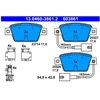 Image de Kit De Plaquettes De Frein, Frein À Disque 13.0460-3861.2 Ate Ate 13.04603861.2 Alfa Romeo;Fiat;Lancia