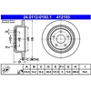 Image de Disque De Frein Ate 24.01120193.1 Jeep