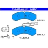 Image de Kit De Plaquettes De Frein, Frein À Disque 13.0460-4861.2 Ate Ate 13.04604861.2 Nissan