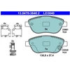Image de Kit De Plaquettes De Frein, Frein À Disque Ate Ceramic 13.0470-3840.2 Ate 13.04703840.2 Fiat;Opel