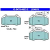 Image de Kit De Plaquettes De Frein, Frein À Disque Ate Ceramic 13.0470-4853.2 Ate 13.04704853.2 Abarth;Alfa Romeo