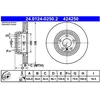 Image de Disque De Frein Ate 24.01240250.2 Bmw