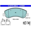 Image de Kit De Plaquettes De Frein, Frein À Disque Ate Ceramic 13.0470-3860.2 Ate 13.04703860.2 Volkswagen