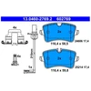 Image de Kit De Plaquettes De Frein, Frein À Disque 13.0460-2769.2 Ate Ate 13.04602769.2 Audi