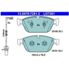Image de Kit De Plaquettes De Frein, Frein À Disque Ate Ceramic 13.0470-7281.2 Ate 13.04707281.2 Audi