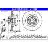 Image de Disque De Frein Ate 24.01110182.2 Renault