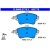 Image de Kit De Plaquettes De Frein, Frein À Disque 13.0460-2778.2 Ate Ate 13.04602778.2 Mercedes-Benz