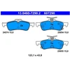 Image de Kit De Plaquettes De Frein, Frein À Disque 13.0460-7290.2 Ate Ate 13.04607290.2 Honda