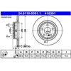 Image de Disque De Frein Ate 24.01100391.1 Mercedes-Benz