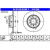 Image de Disque De Frein Ate 24.03100356.1 Audi;Cupra;Ford;Seat;Skoda;Volkswagen