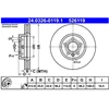 Image de Disque De Frein Ate 24.03260119.1 Ford;Seat;Volkswagen