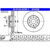 Image de Disque De Frein Ate 24.01240258.1 Audi;Seat;Skoda;Volkswagen