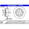 Image de Disque De Frein Ate 24.01140120.1 Jeep
