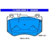 Image de Kit De Plaquettes De Frein, Frein À Disque 13.0460-4880.2 Ate Ate 13.04604880.2 Mercedes-Benz