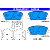 Image de Kit De Plaquettes De Frein, Frein À Disque 13.0460-5659.2 Ate Ate 13.04605659.2 Hyundai;Kia