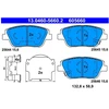 Image de Kit De Plaquettes De Frein, Frein À Disque 13.0460-5660.2 Ate Ate 13.04605660.2 Kia