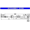 Image de Flexible De Frein Ate 24.51340689.3 Bmw