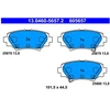 Image de Kit De Plaquettes De Frein, Frein À Disque 13.0460-5657.2 Ate Ate 13.04605657.2 Mazda