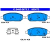 Image de Kit De Plaquettes De Frein, Frein À Disque 13.0460-5673.2 Ate Ate 13.04605673.2 Opel;Vauxhall