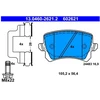 Image de Kit De Plaquettes De Frein, Frein À Disque 13.0460-2621.2 Ate Ate 13.04602621.2 Skoda;Volkswagen
