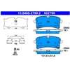 Image de Kit De Plaquettes De Frein, Frein À Disque 13.0460-2799.2 Ate Ate 13.04602799.2 Porsche