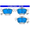 Image de Kit De Plaquettes De Frein, Frein À Disque 13.0460-7320.2 Ate Ate 13.04607320.2 Ford;Ford Usa