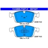 Image de Kit De Plaquettes De Frein, Frein À Disque 13.0460-7327.2 Ate Ate 13.04607327.2 Volvo