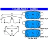 Image de Kit De Plaquettes De Frein, Frein À Disque 13.0460-5683.2 Ate Ate 13.04605683.2 Suzuki