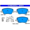 Image de Kit De Plaquettes De Frein, Frein À Disque 13.0460-5679.2 Ate Ate 13.04605679.2 Fiat