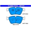 Image de Kit De Plaquettes De Frein, Frein À Disque 13.0460-7318.2 Ate Ate 13.04607318.2 Mercedes-Benz