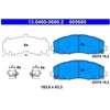 Image de Kit De Plaquettes De Frein, Frein À Disque 13.0460-5680.2 Ate Ate 13.04605680.2 Fiat;Jeep;Lancia