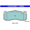 Image de Jeu De Plaquettes De Frein En Céramique 13.0470-4848.2 Ate Ate 13.04704848.2 Bmw;