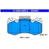 Image de Kit De Plaquettes De Frein, Frein À Disque 13.0460-4885.2 Ate Ate 13.04604885.2 Land Rover