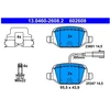 Image de Kit De Plaquettes De Frein, Frein À Disque 13.0460-2608.2 Ate Ate 13.04602608.2 Abarth;Fiat