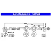 Image de Flexible De Frein Ate 24.51760661.3 Opel;Vauxhall