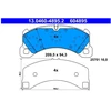 Image de Kit De Plaquettes De Frein, Frein À Disque 13.0460-4895.2 Ate Ate 13.04604895.2 Porsche