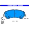 Image de Kit De Plaquettes De Frein, Frein À Disque 13.0460-5685.2 Ate Ate 13.04605685.2 Renault