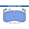 Image de Jeu De Plaquettes De Frein, Frein À Disque 13.0470-4709.2 Ate Ate 13.04704709.2 Mercedes-Benz