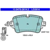 Image de Kit De Plaquettes De Frein, Frein À Disque Ate Ceramic 13.0470-2614.2 Ate 13.04702614.2 Audi;Volkswagen