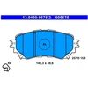 Image de Kit De Plaquettes De Frein, Frein À Disque 13.0460-5675.2 Ate Ate 13.04605675.2 Mazda