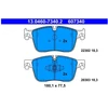 Image de Kit De Plaquettes De Frein, Frein À Disque 13.0460-7340.2 Ate Ate 13.04607340.2 Jaguar;Land Rover